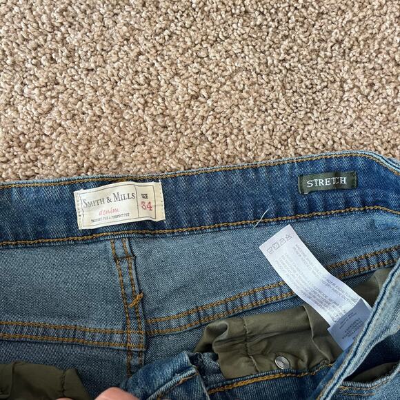 Smith & Mills Denim Men’s Jeans Size 34x32 Blue Wash Stretch Slim‑Fit Used - Picture 7 of 10